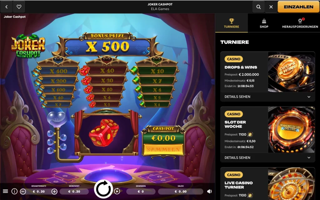 Spinsy Jackpot Spiele